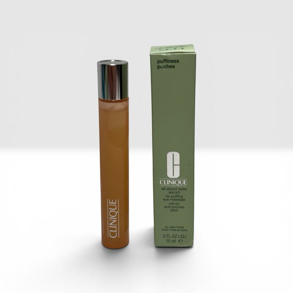 Clinique All About Eyes Serum De-Puffing Eye Massage 0.5 Oz/15ml FRESH